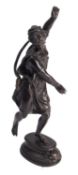 After Pierre Lepautre (French, 1659-1744), a patinated bronze model of Atalanta,