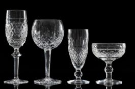 A part suite of Waterford Colleen wine glasses,