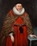 English School (17th century)- Portrait of a Lord Chief Justice said to be Sir Matthew Hale