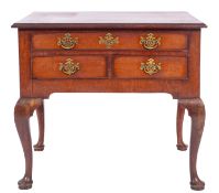A George II mahogany 'lowboy' side table,