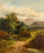 Walter Erasmus Ellis (British, 1849-1918) - A country landscape,