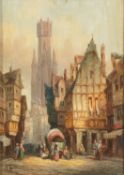 Henry Schafer (French, 1833-1916) - 'Bruges,
