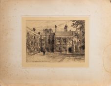 Charles Oliver Murray (British, 1842-1923) - Views of Jesus college,