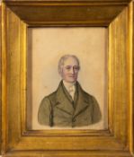 Pair of Regency / early 19th Century portraits - A portrait of a Gentleman,