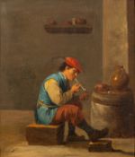19th Century hand in the manner of David Teniers the Younger - Figure seated,