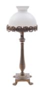 A Regency gilt bronze sinumbra table lamp,