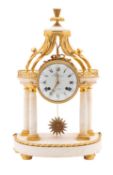 Ballion a Paris, a relatively early French quarter-hour-repeating pillared mantel clock