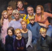 * Robert Oscar Lenkiewicz (1941-2002) - Family Group, Mr & Mrs Phillips,