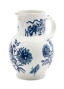 A group of five pieces of First Period Worcester porcelain,