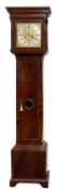 George Weller, Exon (Exeter), an early walnut longcase clock,