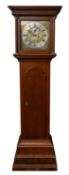 John Frost, Chichester an early Georgian oak longcase clock,
