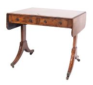 A George III mahogany sofa table,