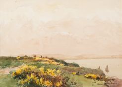 Arthur John Trevor Briscoe (British, 1873-1943) - 'Brixham Berry Head' - Watercolour - Signed,