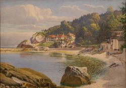 Samuel Edward Kelly (British, 1862-1935) - Babbacombe Beach, Torbay,