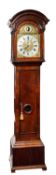 John Seddon, Frodsham, a fine Georgian walnut longcase clock with revolving globe moon,
