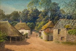 Samuel Edward Kelly (British, 1862-1935) - Cockington, near Torquay,