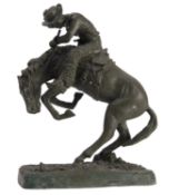 After Frederic Remington (North American, 1861-1909), 'The Rattlesnake',