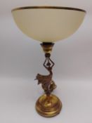 Messinglampe