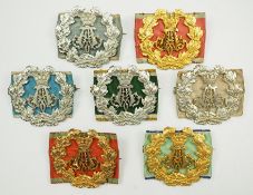 Bayern: Prinz Alfons Schießauszeichnung - Sammlung von 7 Exemplaren.