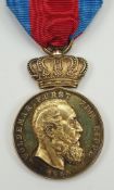 Lippe-Detmold: Goldene Verdienstmedaille.