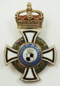 Hohenzollern: Fürstlicher Hausorden von Hohenzollern, 2. Modell (seit 1851), Ehrenkreuz mit Krone, 