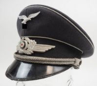 Luftwaffe: Schirmmütze für Offiziere.