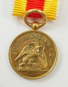Baden: Karl Friedrich Militärverdienstmedaille, in Gold Miniatur.