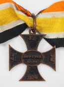 Frankfurt: Ehrenkreuz für die Offiziere der Linie (1814-15).