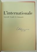 Honecker, Erich: L'internationale Ausgabe mit eigenh. Autograph.