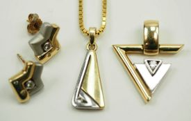 GOLD Schmuck Ensemble.