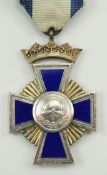 Bayern: Landesfeuerwehrverband Bayern, Feuerwehr-Ehrenkreuz, für Nicht-Feuerwehrleute, mit Krone.