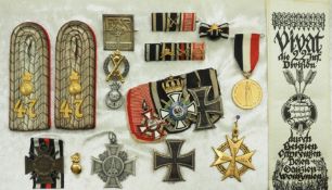 Preussen: Nachlass des Frontoffiziers Leutnant E. C. des Feld-Artillerie-Regiment 47.