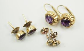 GOLD Ohrstecker - 3er Set.