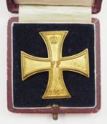 Mecklenburg-Schwerin: Militärverdienstkreuz, 1914, 1. Klasse, im Etui.