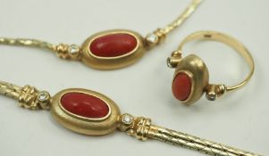 GOLD Schmuck Ensemble.