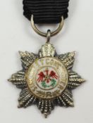Preussen: Roter Adler Orden, 4. Modell (1885-1918), 1. Klasse Bruststern Miniatur.
