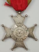Lippe-Detmold: Fürstlich-Lippischer Hausorden, Silbernes Verdienstkreuz.