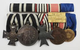 Preussen: Große Ordenschnalle eines tapferen Veteranen der Kämpfe in Deutsch-Südwest-Afrika - Milit