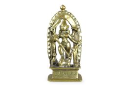An Indian Bronze of Durga slaying the demon Mahishasura, 17/18th century