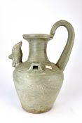 A Thai Celadon Chicken-Head Ewer