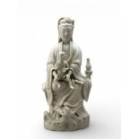 A Dehua Guanyin with Child, Kangxi,