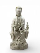 A Dehua Guanyin with Child, Kangxi,