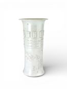 A Dehua Beaker Vase, Kangxi,
