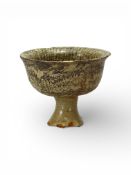 A Marbled Stemcup, Song dynasty,