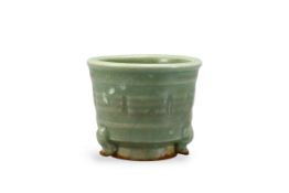 A Longquan Celadon Censer, Yuan dynasty