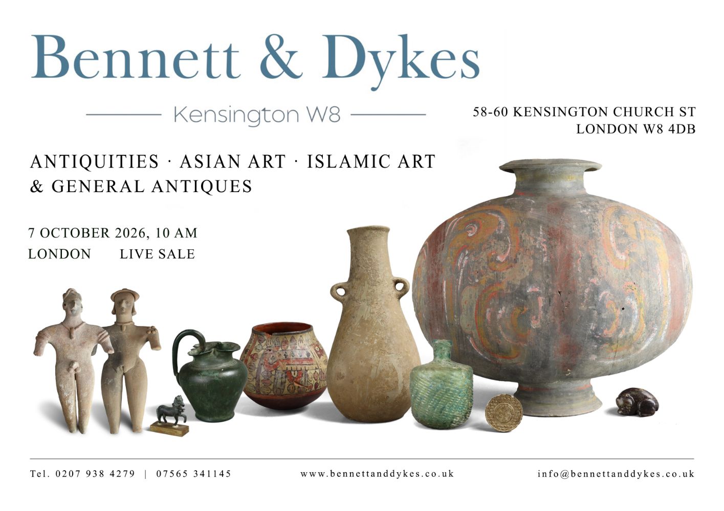 Antiquities, Asian Art, lslamic and General Antiques Live Sale