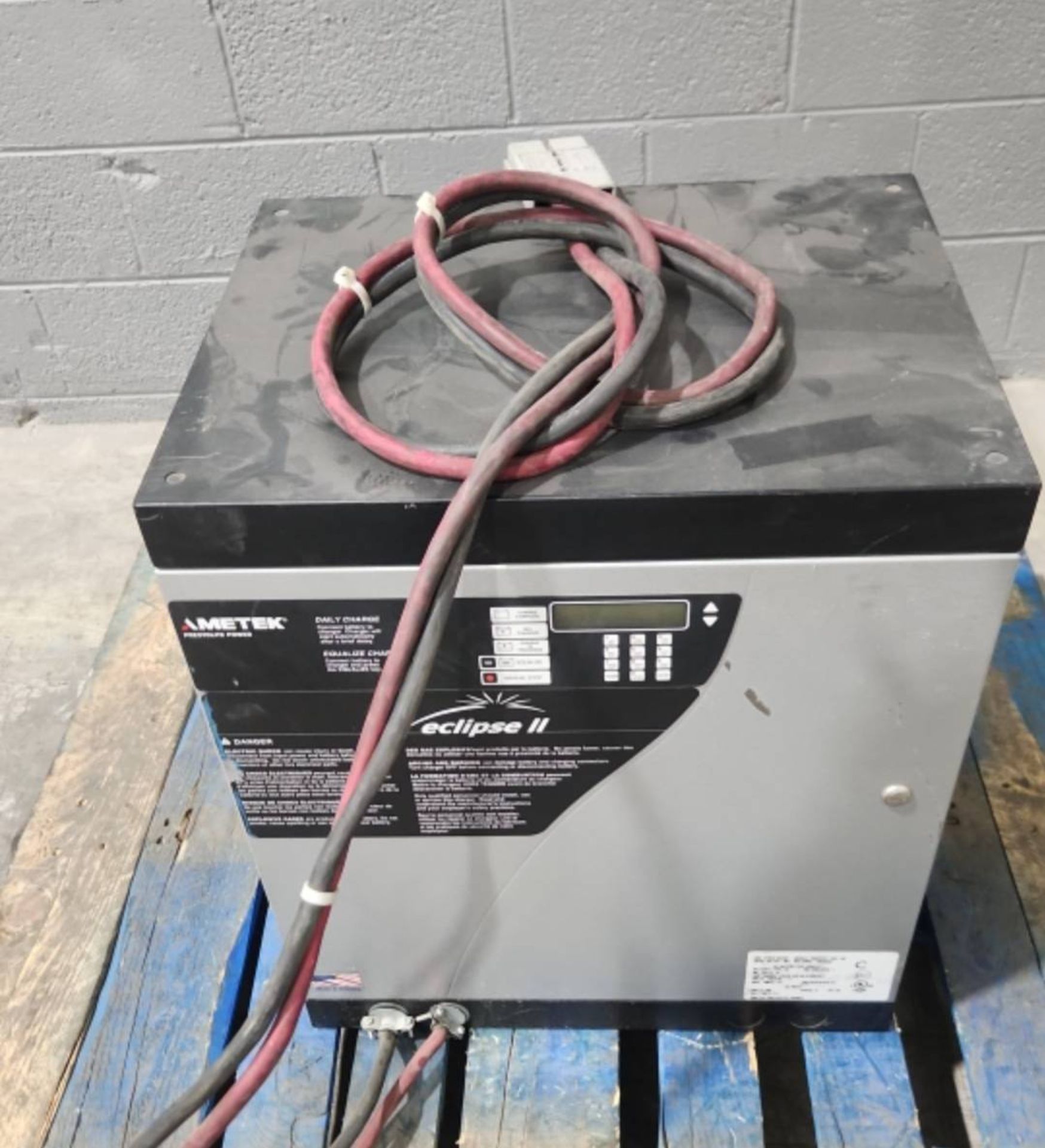 Ametek Eclipse II 12/24/36 Volt Electric Forklift Battery Charger.