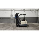 Crown Model: SC5225-35 3,500lb Capacity Electric Forklift with Battery.