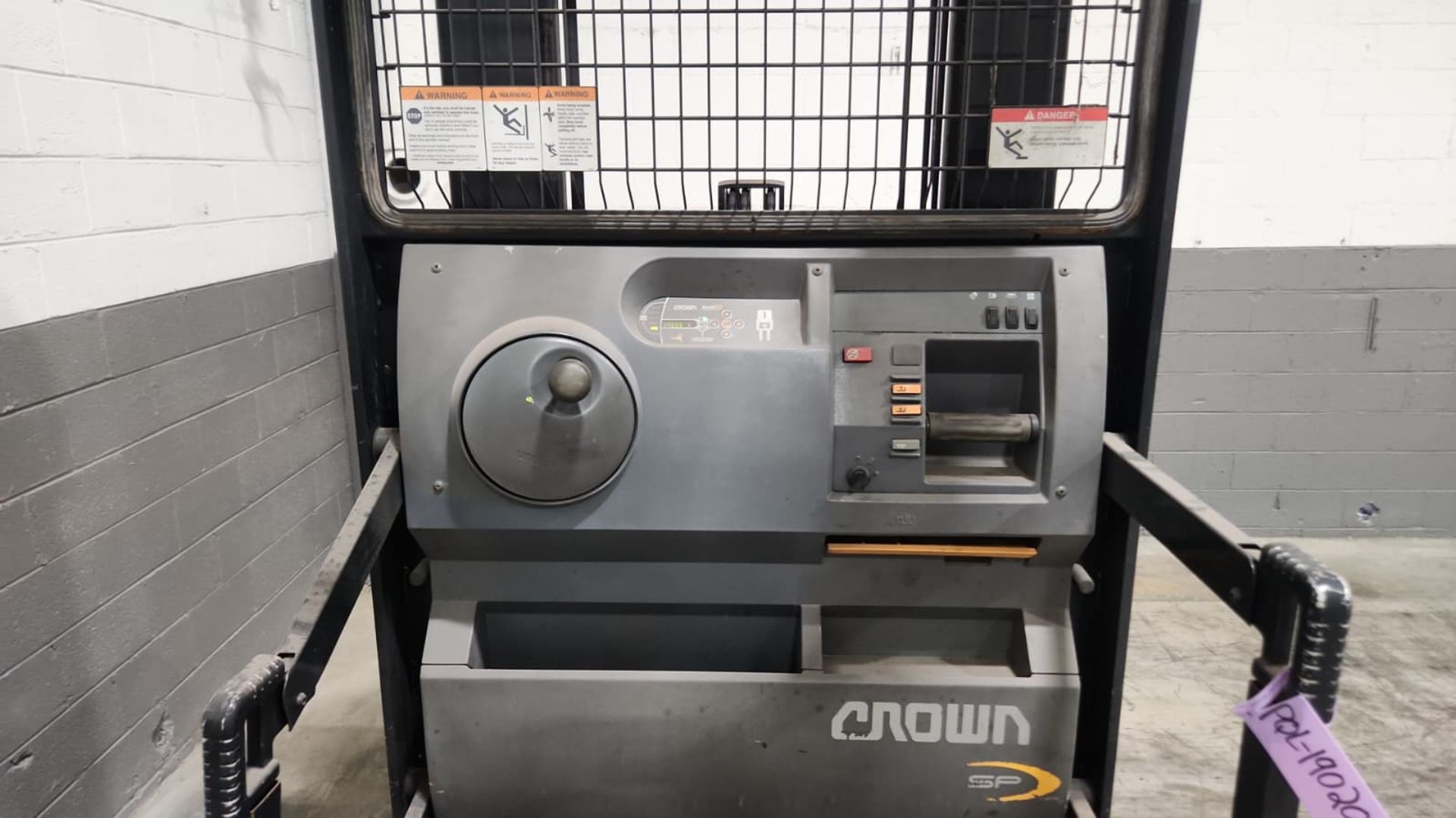 Crown Model: SP3510-30 3,000 lb Capacity Order Picker Electric Forklift with Battery. Hours: 4,856 - Image 8 of 8