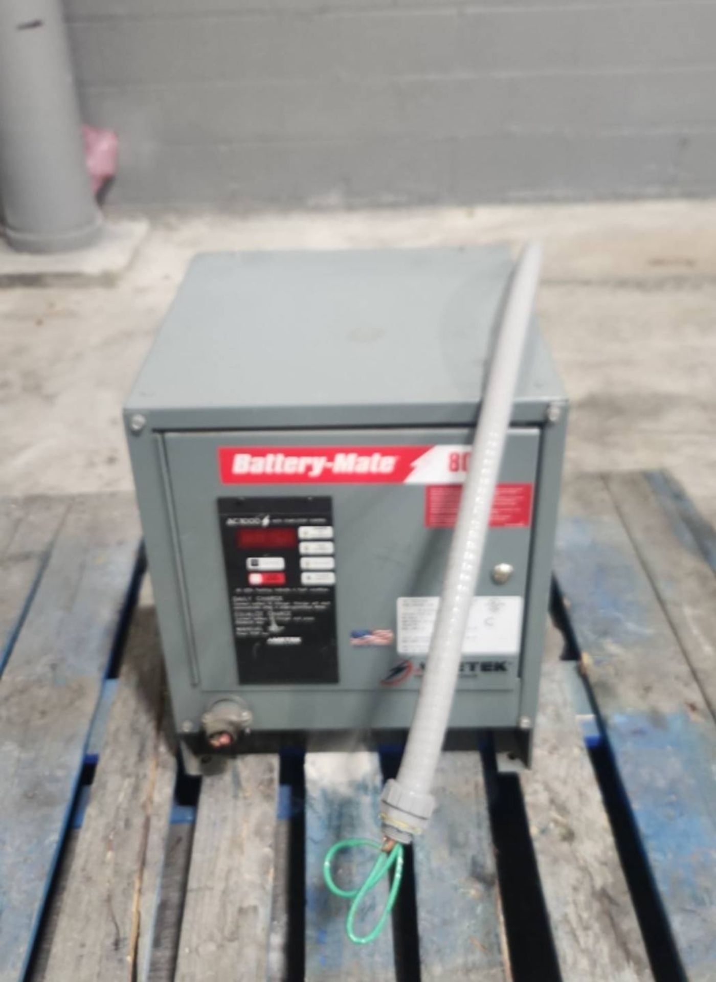 Ametek Battery-Mate 80 Multi AC Input 24 Volt Electric Forklift Battery Charger.